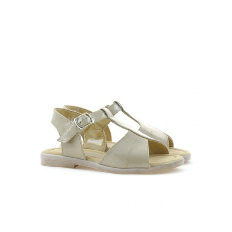 Småbarnsandaler 40c lack beige