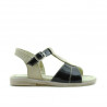Småbarnssandaler 40c lack beige+svart