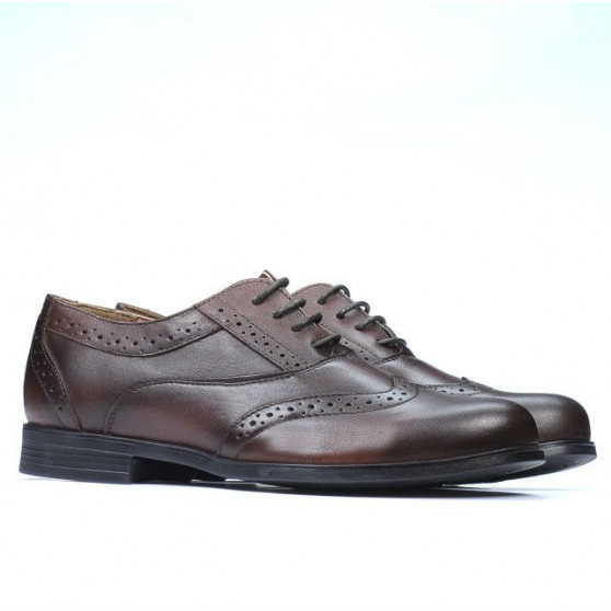 Eleganta tonårsskor 393 a brun