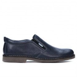 Casual herrskor 7200p indigo perforerad