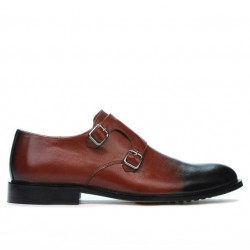 Eleganta herrskor 840 a brun+svart