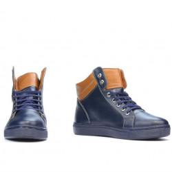 Herrkängor 4103 indigo+brun