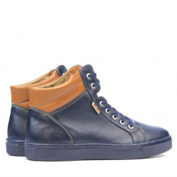 Herrkängor 4103 indigo+brun