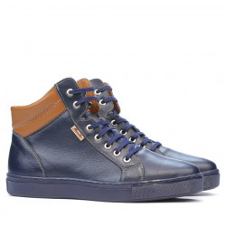 Herrkängor 4103 indigo+brun