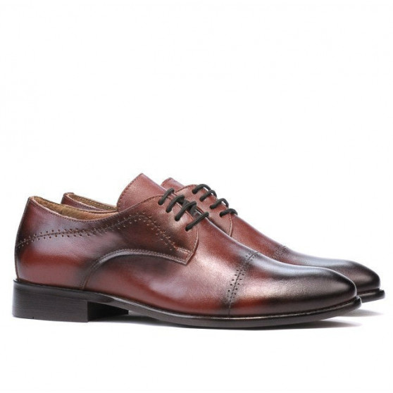 Eleganta herrskor 822 i konjak