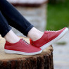 Dam loafers 688 röd