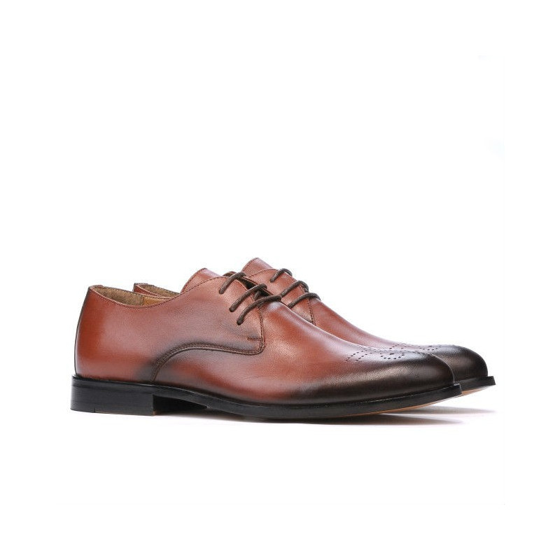 Eleganta herrskor 878 i cognac