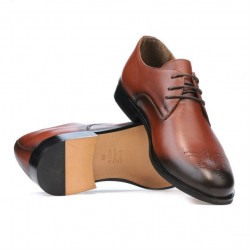 Eleganta herrskor 878 i cognac