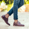 Herrskor casual 873 vinröd