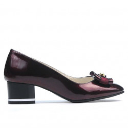 Eleganta damskor 1270 lack bordeaux