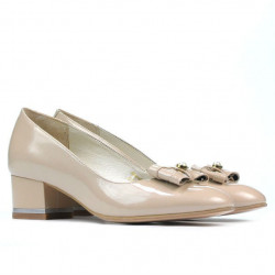 Eleganta damskor 1270 lack elfenben