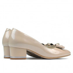 Eleganta damskor 1270 lack elfenben
