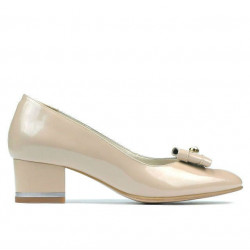Eleganta damskor 1270 lack elfenben