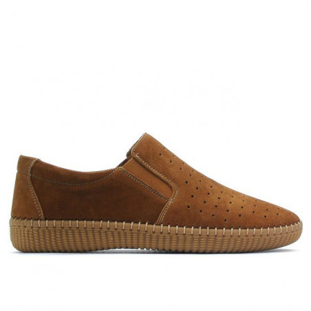 Damskor/moccasiner tonåringar 689 buff bruna