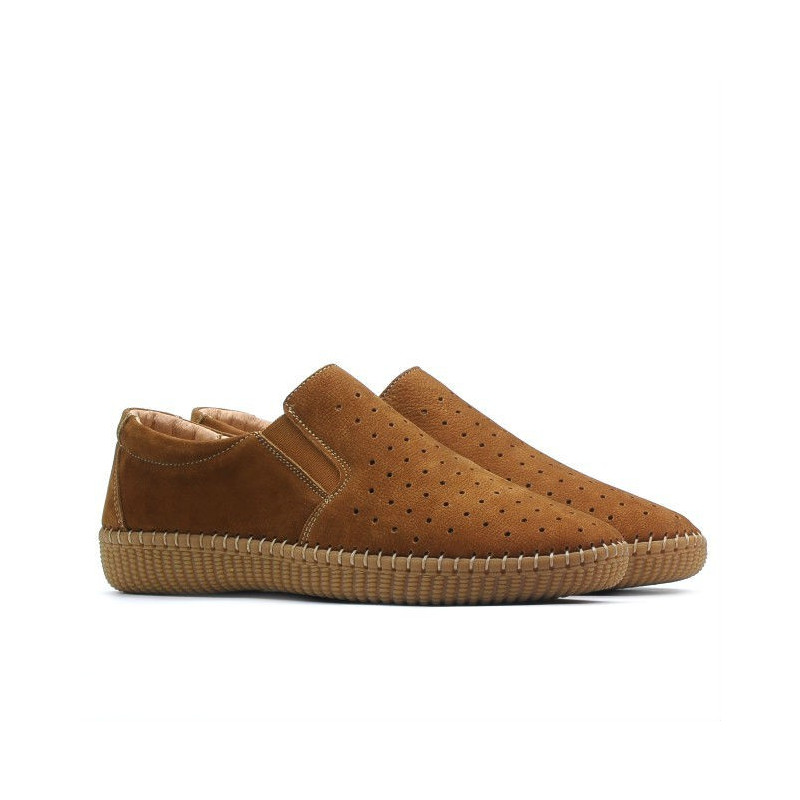Damskor/moccasiner tonåringar 689 buff bruna