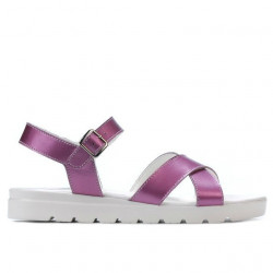 Dam sandaler 5049 pärlemorrosa