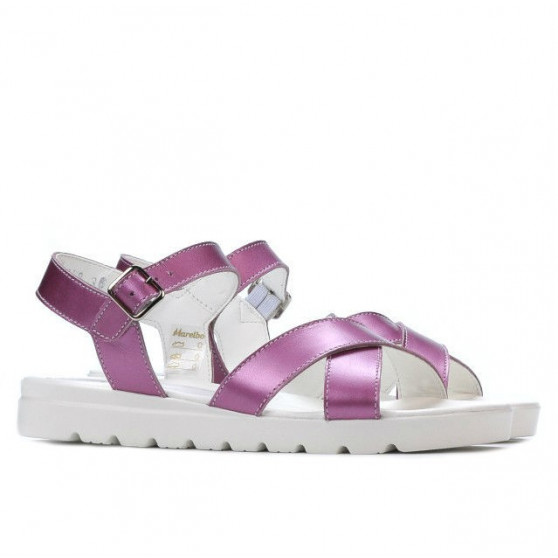 Dam sandaler 5049 pärlemorrosa
