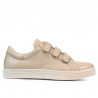 Herrsportskor 893sc beige kardborreband