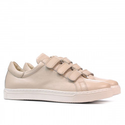 Herrsportskor 893sc beige kardborreband