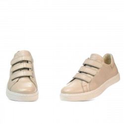 Herrsportskor 893sc beige kardborreband