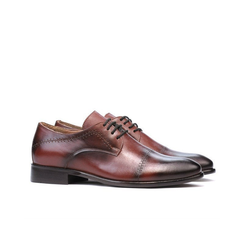 Eleganta herrskor (stora storlekar) 822m i cognac