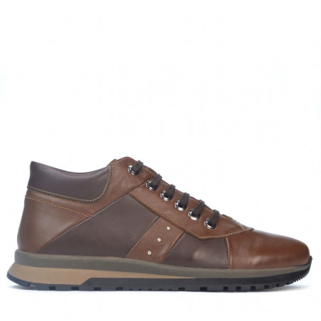 Herrskor casual 4110 brun+kaffe