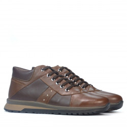 Herrskor casual 4110 brun+kaffe