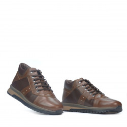 Herrskor casual 4110 brun+kaffe
