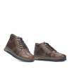 Herrskor casual 4110 brun+kaffe