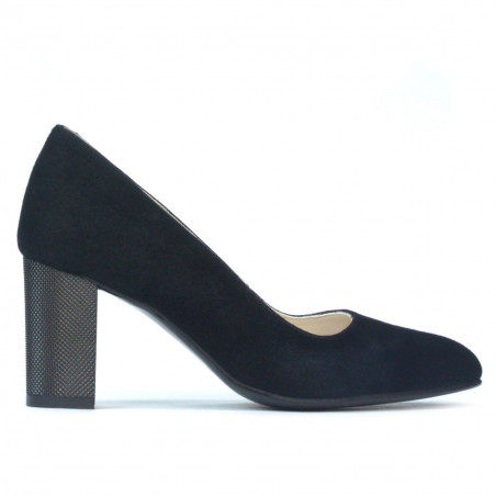 Eleganta damskor 1273 svart mocka