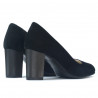 Eleganta damskor 1273 svart mocka