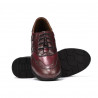 Dam sneakers/casual 6005 bordoröd kombinerad