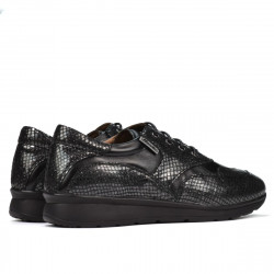 Dam sport/casual skor 6005 kombinerat svart
