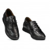 Dam sport/casual skor 6005 kombinerat svart