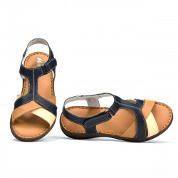 Dam sandaler 5046 indigo kombinerat