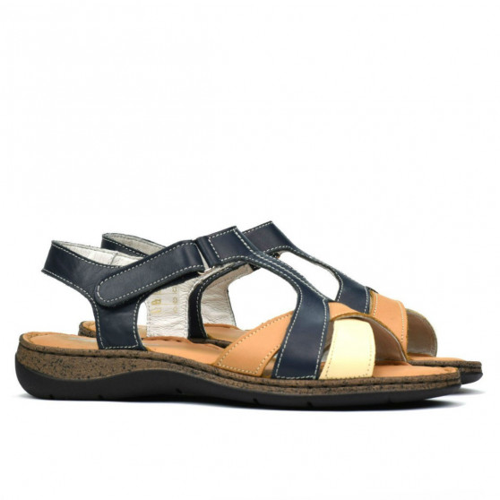 Dam sandaler 5046 indigo kombinerat