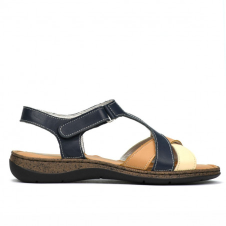 Dam sandaler 5046 indigo kombinerat