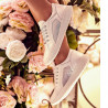 Dam sport/casualskor 6010 pärlvitt kombinerat