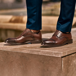 Eleganta herrskor 896 a kaffe