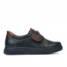 Barnskor 2004 indigo+brun