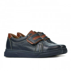 Barnskor 2004 indigo+brun