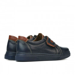Barnskor 2004 indigo+brun