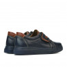 Barnskor 2004 indigo+brun