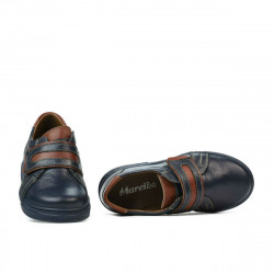 Barnskor 2004 indigo+brun