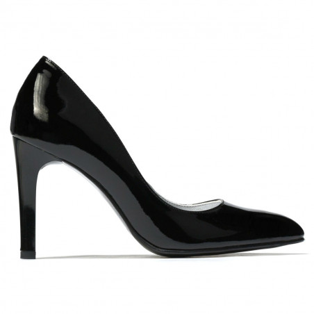 Eleganta damskor 1276 svart lack