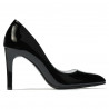 Eleganta damskor 1276 svart lack
