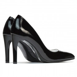 Eleganta damskor 1276 svart lack