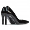Eleganta damskor 1276 svart lack