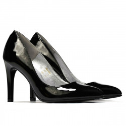 Eleganta damskor 1276 svart lack