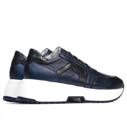 Damskor 6019 indigo pärlemor kombinerad